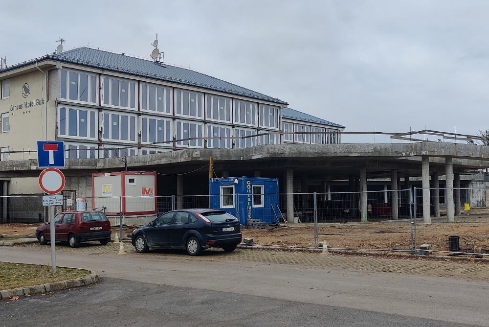 Bükfürdői szálloda beruházás 1